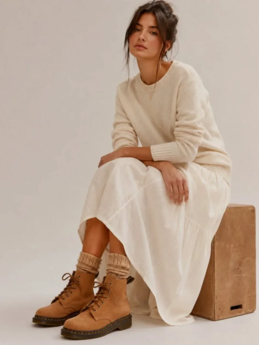 Savannah Tan ~ Dr. Martens 101 Tumbled Nubuck Ankle Boot MSRP$185 Super Comfy